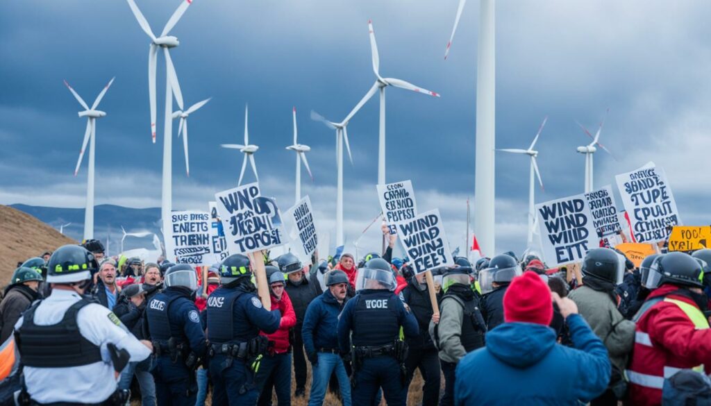 öffentliche Diskussion Windkraft