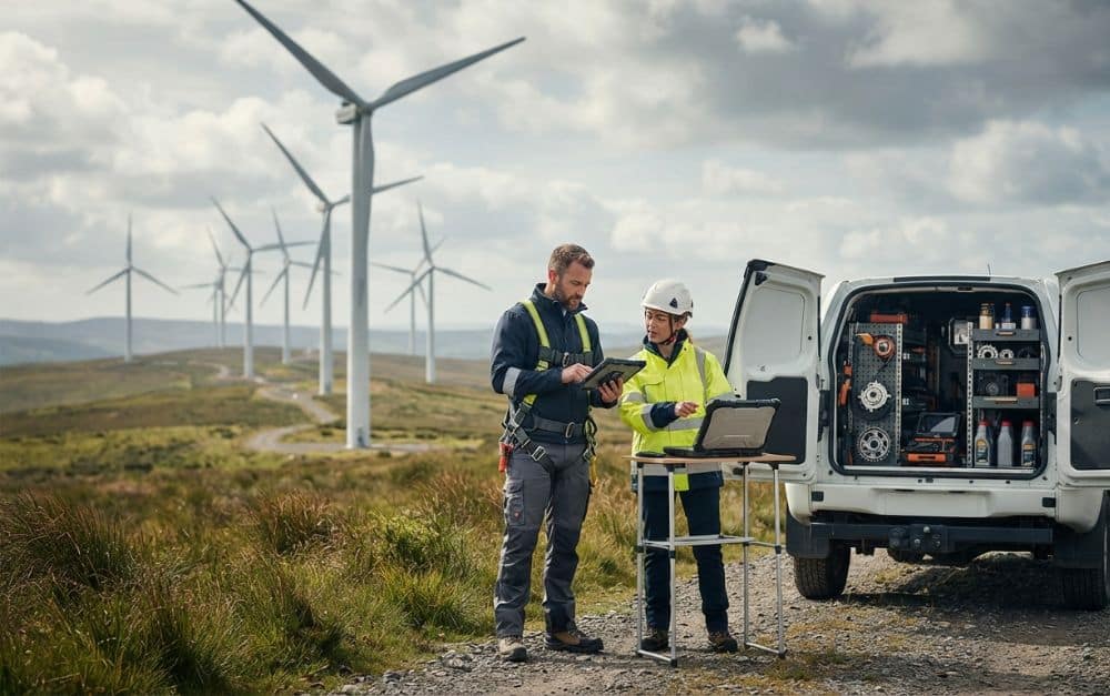 Damit Windenergie zuverlässig läuft: Die Rolle digitaler Serviceeinsätze